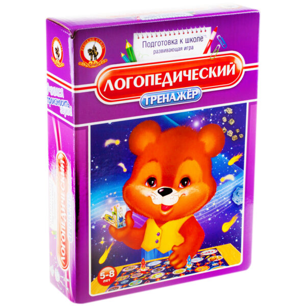 Задание-тренажер Русский стиль "Логопедический", картонная коробка