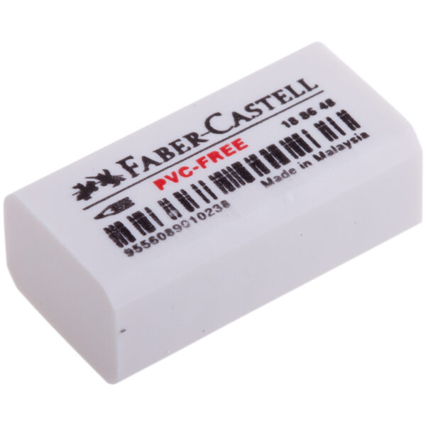 Ластик Faber-Castell "Pvc Free 7086", прямоугольный, термопластичная резина, 31*15*12мм