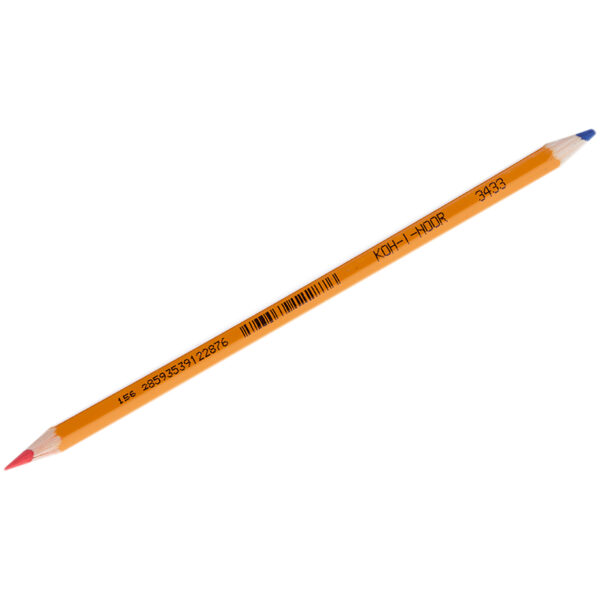 Карандаш двухцветный Koh-I-Noor, синий-красный