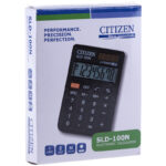 Калькулятор карманный Citizen SLD-100N, 8 разр., двойное питание, 58*87*12мм, черный — изображение 3
