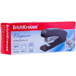 Степлер №10 Erich Krause  "Elegance"до 20л., пластиковый корпус, черный — изображение 3