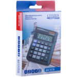 Калькулятор настольный Citizen SDC-011S, 8 разр., двойное питание, 87*120*23мм, черный — изображение 3