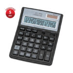 Калькулятор настольный Citizen SDC-395N, 16 разр., двойное питание, 143*192*36мм, черный