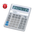 Калькулятор настольный Citizen SDC-888XWH, 12 разр., двойное питание, 158*203*31мм, белый