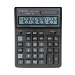 Калькулятор настольный Citizen SDC-414N, 14 разр., двойное питание, 158*204*31мм, черный — изображение 3