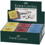 Ластик-клячка Faber-Castell, формопласт, 40*35*10мм, ассорти — изображение 3