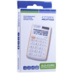 Калькулятор карманный Citizen SLD-322RG, 10 разр., двойное питание, 64*105*9мм, оранжевый — изображение 3