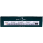 Карандаш ч/г Faber-Castell "Grip 2001" В, трехгран., с ластиком, заточен. — изображение 3