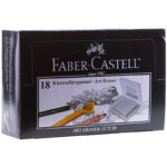 Ластик-клячка Faber-Castell, формопласт, 40*35*10мм, серый — изображение 4