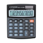 Калькулятор настольный Citizen SDC-810BN, 10 разрядов, двойное питание, 102*124*25мм, черный — изображение 3