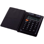 Калькулятор карманный Citizen LC-110N, 8 разр., питание от батарейки, 58*87*12мм, черный