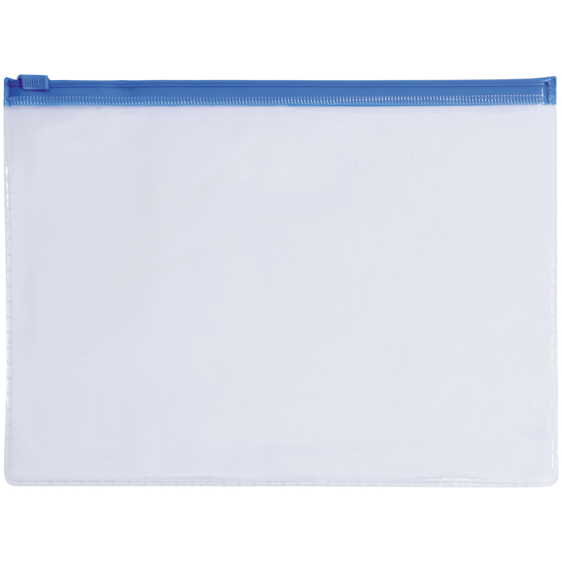 38eea5ebebaa917dbd5f50681dac11f5 Папка-конверт на молнии Erich Krause "PVC Zip Pocket", B6, 140мкм, прозрачная, ассорти — изображение 1