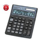 Калькулятор настольный Citizen SDC-414N, 14 разр., двойное питание, 158*204*31мм, черный