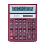 Калькулятор настольный Citizen SDC-888XRD, 12 разрядов, двойное питание, 158*203*31мм, красный — изображение 3