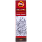 Карандаш ч/г Koh-I-Noor "1500" 7В, заточен. — изображение 3