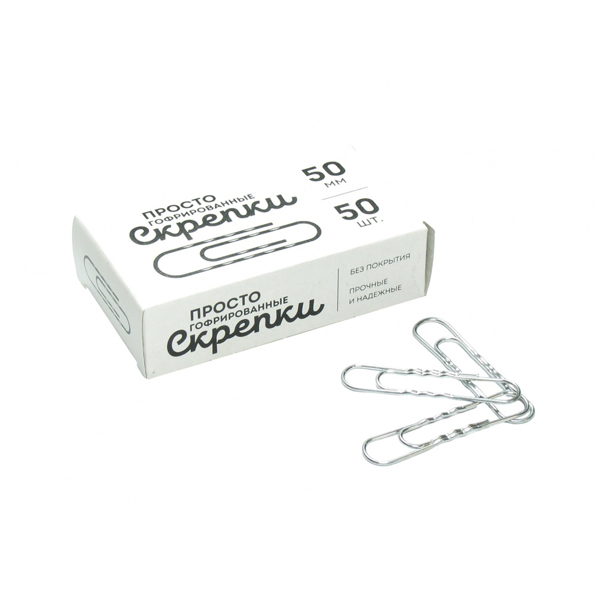 54b313be11516e8cb5b4c7892ec5278d Скрепки 50мм, Globus, 50шт., гофрированные, карт. упаковка — изображение 1