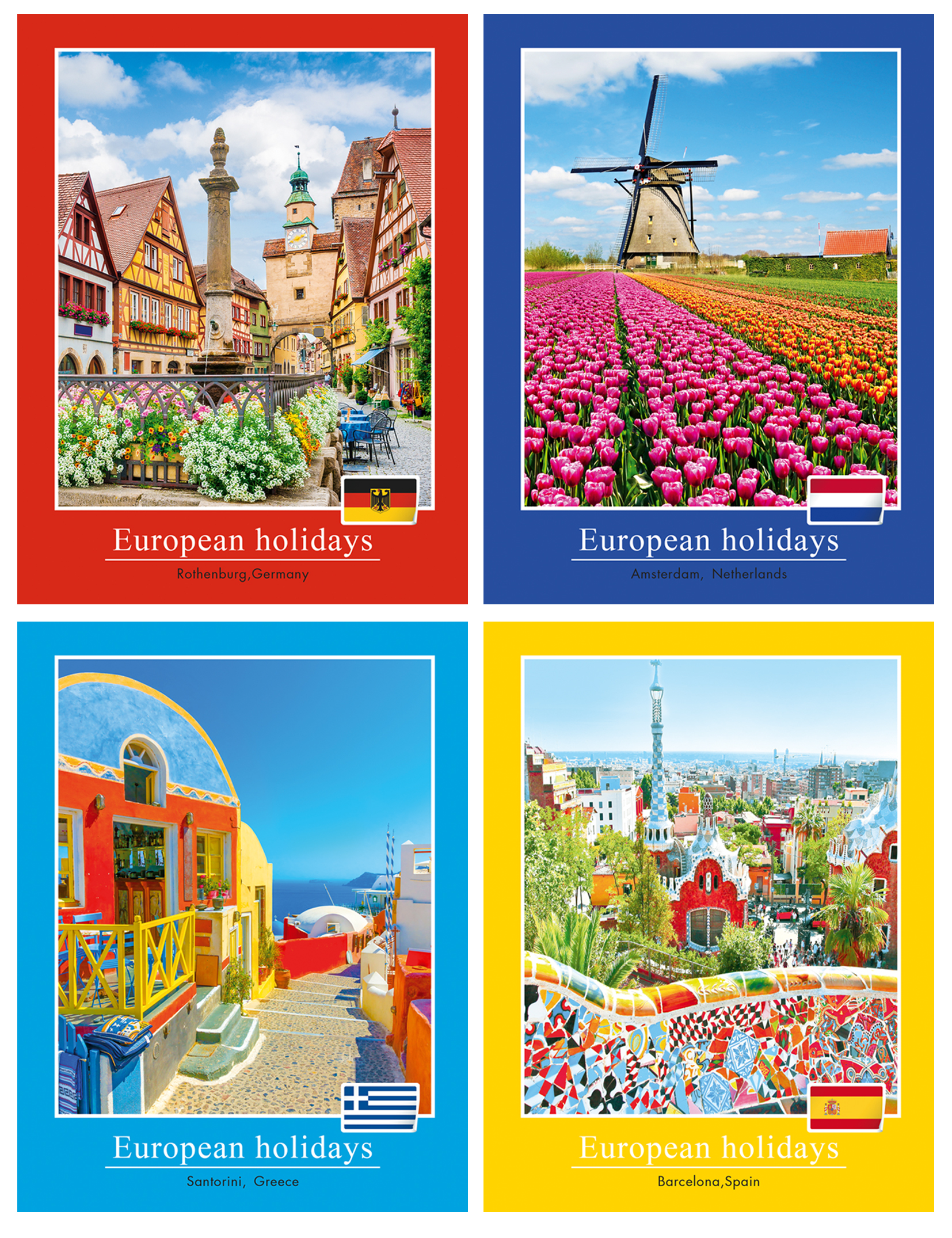 57158ddc5b288f3a626ac8ac9069a104-4 Тетрадь на кольцах А5, 240л., BG "European vacation", с разделителями, глянцевая ламинация — изображение 1