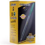 Ручка шариковая Corvina "51 Classic" зеленая, 1,0мм, прозрачный корпус — изображение 4