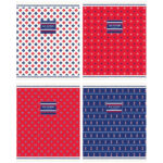 Тетрадь 48л., А5, клетка BG "Sea pattern", матовая ламинация
