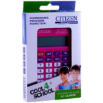 Калькулятор карманный Citizen LC-110NPK, 8 разр., питание от батарейки, 58*87*12мм, розовый — изображение 3