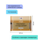 Пластилин скульптурный Гамма "Студия", телесный, твердый, 500г, пакет — изображение 4