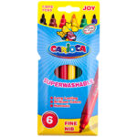Фломастеры Carioca "Joy", 06цв., смываемые, картон, европодвес — изображение 3