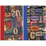 Ежедневник недатированный A6 160л. 7БЦ  "Wooden letters", глянцевая ламинация
