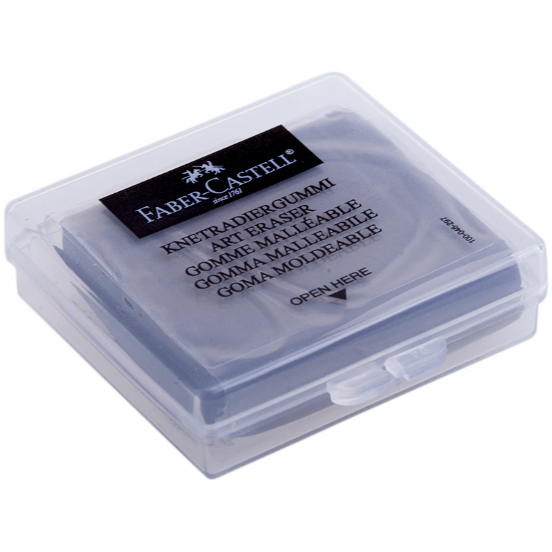 a2420fa4879ef1282ba8475dc5f241af Ластик-клячка Faber-Castell, формопласт, 40*35*10мм, серый — изображение 1