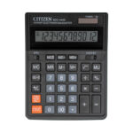 Калькулятор настольный Citizen SDC-444S, 12 разрядов, двойное питание, 153*199*31мм, черный — изображение 3