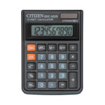 Калькулятор настольный Citizen SDC-022S, 10 разрядов, двойное питание, 87*120*23мм, черный — изображение 3