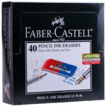 Ластик Faber-Castell "Latex Free 7070", скошенный, комбинированный, натуральный каучук, 50*18*8мм — изображение 3