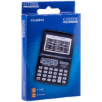 Калькулятор карманный Citizen FS-60BKII, 8 разр., двойное питание, 68*97*12мм, черный — изображение 3