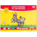 Пластилин Гамма "Юный художник", 08 цветов, 112г, со стеком, картон. упаковка