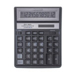 Калькулятор настольный Citizen SDC-888XBK, 12 разрядов, двойное питание, 158*203*31мм, черный — изображение 3