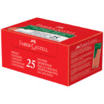 Точилка пластиковая Faber-Castell, 1 отверстие, контейнер, зеленая — изображение 3
