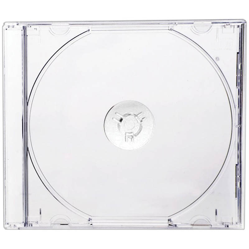 e3350125869b225dfc450d36ac106abd-4 Бокс для 1 CD, slim 5мм, прозрачный — изображение 1