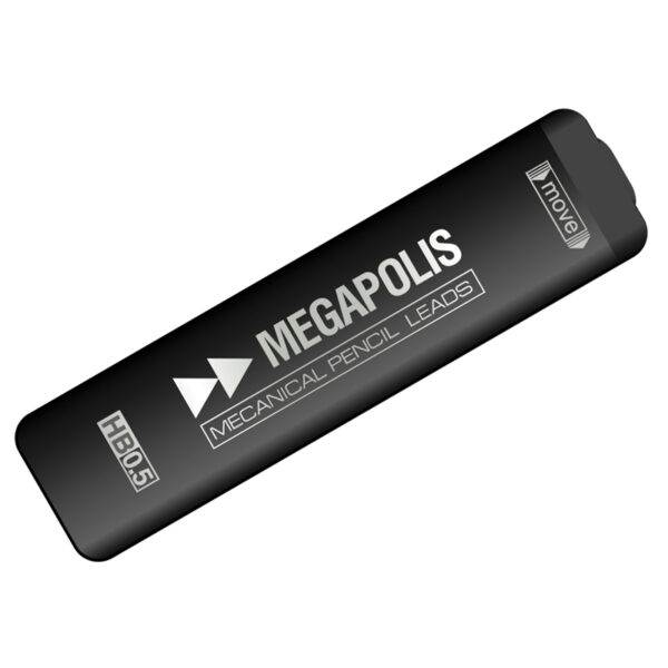 Грифели для механических карандашей Erich Krause "Megapolis", 20шт., 0,5мм, HB