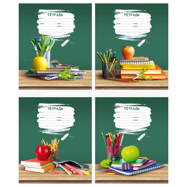 Тетрадь 24л., клетка BG "School Style"