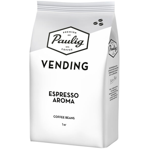 Кофе в зернах Paulig "Vending Espresso Aroma", вакуумный пакет, 1кг