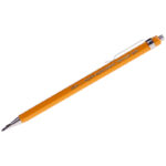 Карандаш цанговый Koh-I-Noor "Versatil" 2мм, желтый корпус, металл. клип