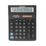 Калькулятор настольный Citizen SDC-888TII, 12 разрядов, двойное питание, 158*203*31мм, черный — изображение 3