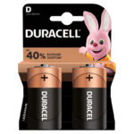 Батарейка Duracell Basic D (LR20) алкалиновая, 2BL