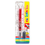 Ручка перьевая Carioca "Stilo", 3 картриджа, корпус ассорти, блистер — изображение 3