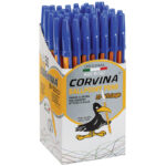 Ручка шариковая Corvina "51 Vintage" синяя, 1,0мм, желтый корпус — изображение 3