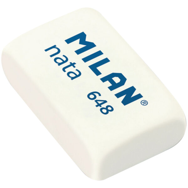 Ластик Milan "Nata 648", прямоугольный, пластик, 31*13*9мм