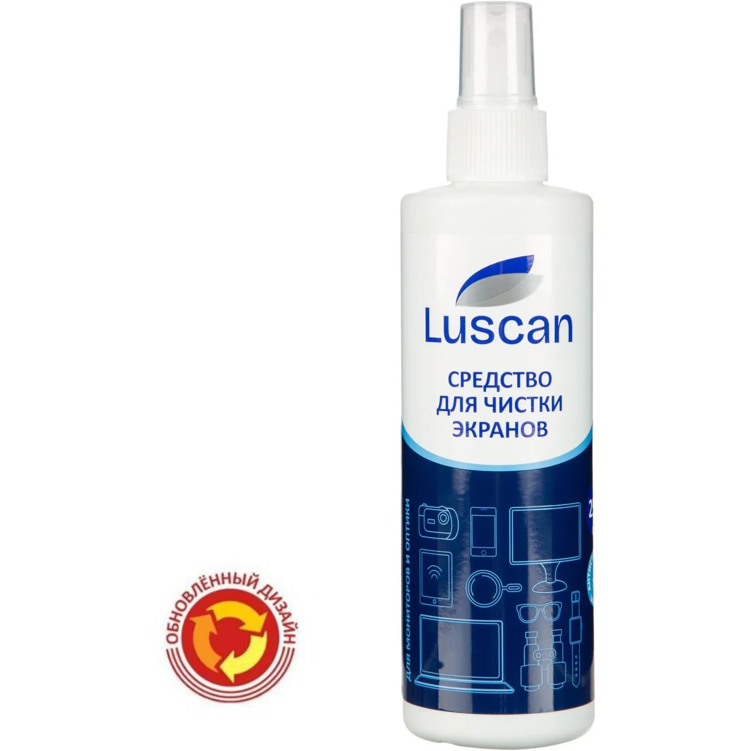 Спрей для экранов и оптики Luscan, 250 мл