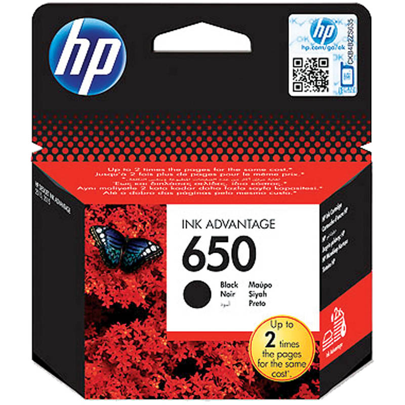 14639d58f1b996490fbb1731d74aa3ee Картридж ориг. HP CZ101AE (№650) черный для DeskJet IA 2515/2516 (360стр.) — изображение 1