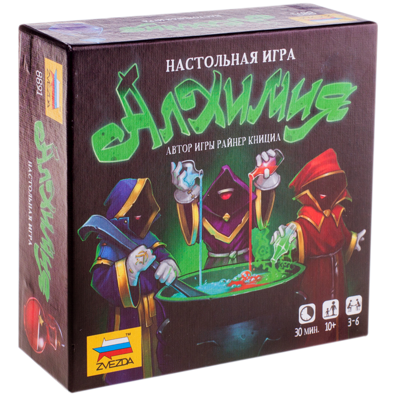 Игра настольная Звезда "Алхимия", картонная коробка