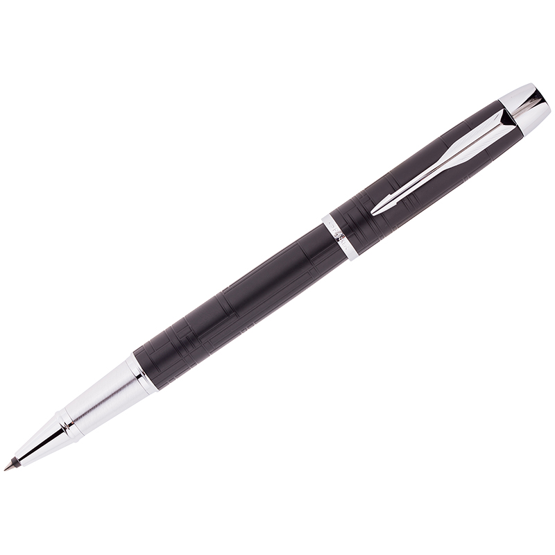 Ручка-роллер Parker "IM Premium Matte Black CT" черная, 0,8мм, подар. уп.