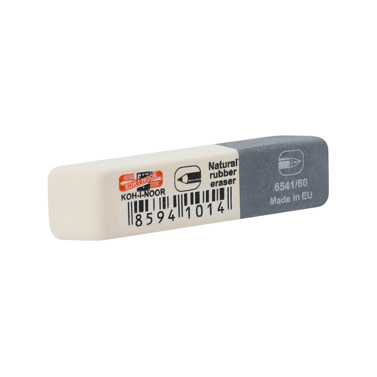 2b651ebdd6ac985f08087623cd35235b Ластик Koh-I-Noor "Sanpearl" 60, скошенный, комбинированный, натуральный каучук, 57*14*8мм — изображение 1